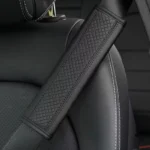 2PZ COPRICINTURA DI SICUREZZA AUTO UNIVERSALE RESISTENTI E MORBIDI NERO