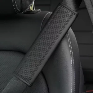 2PZ COPRICINTURA DI SICUREZZA AUTO UNIVERSALE RESISTENTI E MORBIDI NERO