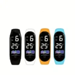 3PZ MIX Orologio Digitale LED Sport Touch Screen Cinturino PVC Durevole