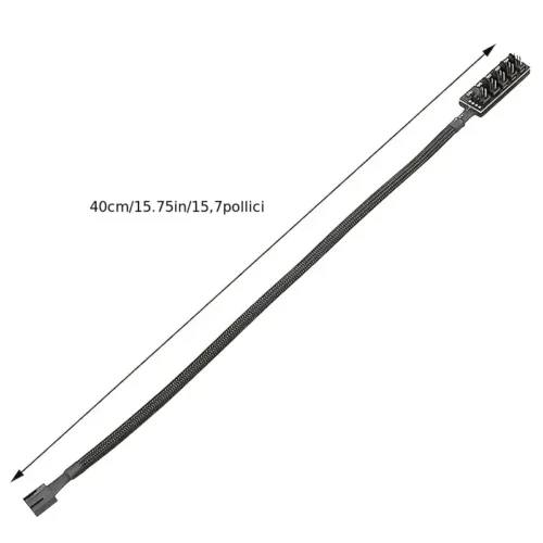 Divisore Ventola PC PWM 5 Vie 4 Pin Raffreddamento Radiatori CPU