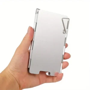 Paravento Campeggio Acciaio Inox 9 Strati Pieghevole Stufe Gas Resistente