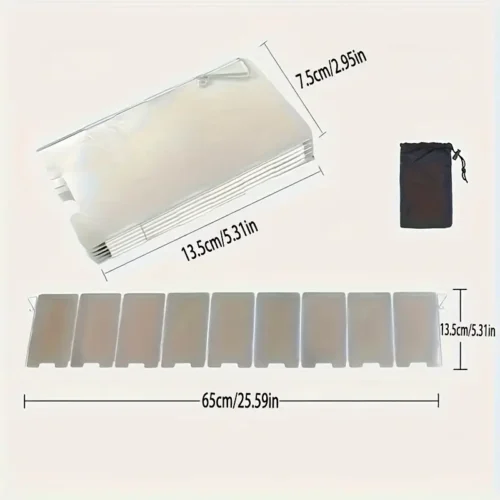 Paravento Campeggio Acciaio Inox 9 Strati Pieghevole Stufe Gas Resistente