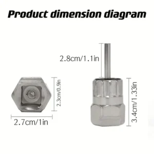 Rimozione Volano Bike Acciaio Tungsteno Manutenzione Riparazione Accessorio