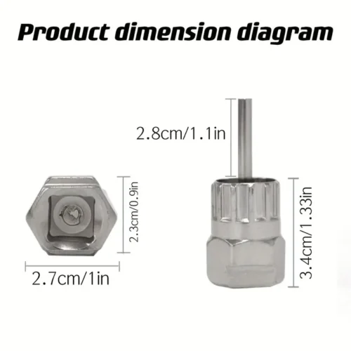 Rimozione Volano Bike Acciaio Tungsteno Manutenzione Riparazione Accessorio