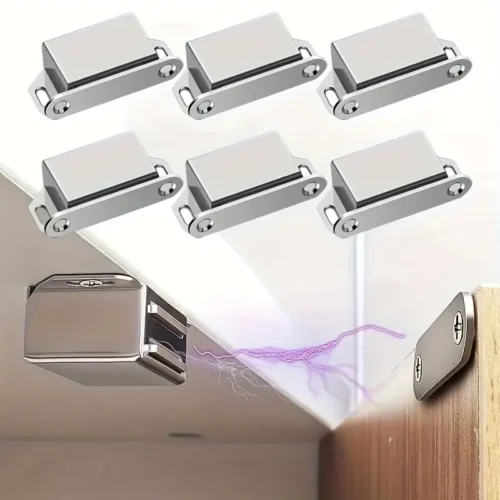 2pz Chiusura Magnetica Acciaio Inox Ante Armadio Cucina Installazione Facile