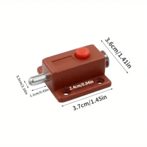 2pz Lucchetto Plastica BIANCO Finestre Armadi Chiusura Molla Clip Sicurezza