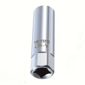 1pz Chiave Candele 16mm Cromo Vanadio Rimozione Auto Moto Set Bussola