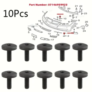 5x Vite testa Torx M6x18 BMW Serie 1 3 5 6 fari supporto radiatore 07146959923