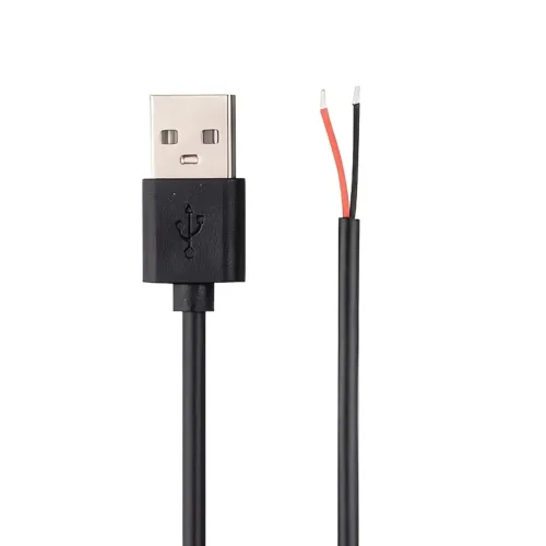 1641-1.webp 2pz Cavo USB Maschio 2 Pin Spago Nudo Riparazione LED Ventola 50cm