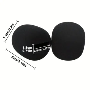 1pz Cover Microfono Schiuma Compatibile Rode Wireless Go II Paraspruzzo