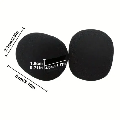 1pz Cover Microfono Schiuma Compatibile Rode Wireless Go II Paraspruzzo