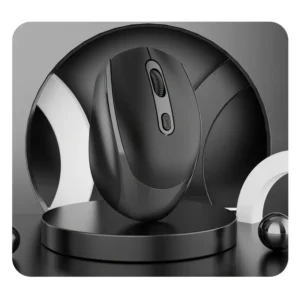 1pz Mouse Senza Fili NERO Silenzioso 2.4G Ricevitore USB Laptop