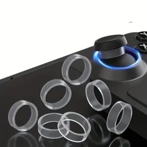 4pz Copri-Anelli Silicone NERO Controller PS5 PS4 Xbox Switch Joystick