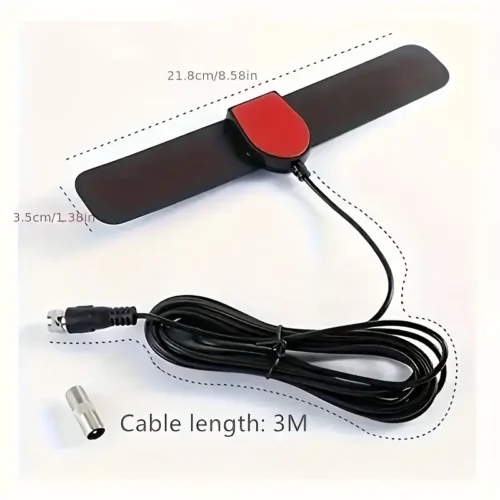 1pz Antenna TV Interna 4K Ultra HD USB Raggio 300 Miglia HDTV