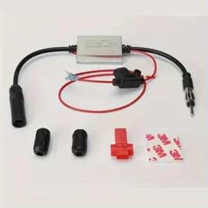 Amplificatore antenna FM ad in metallo riduzione del rumore auto 12-24 V camion
