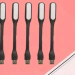 MINI LAMPADA LUCE FLESSIBILE LED USB PER PC COMPUTER PORTATILE NOTEBOOK LETTURA