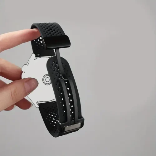 Cinturino Magnetico Silicone NERO 22mm per Forerunner Venu Galaxy Xiaomi