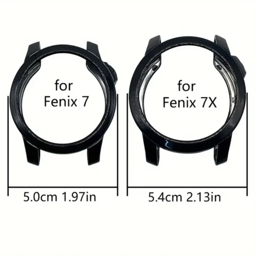 Custodia TPU Protettiva Fenix 7 NERA Guscio Morbido Smartwatch