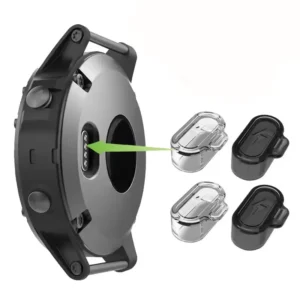 4 Tappi Antipolvere Silicone Compatibili Garmin Smartwatch Cappuccio