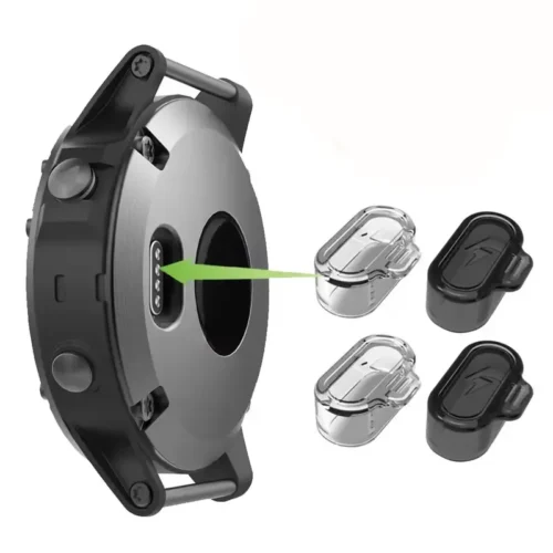 1666-1.webp 4 Tappi Antipolvere Silicone Compatibili Garmin Smartwatch Cappuccio