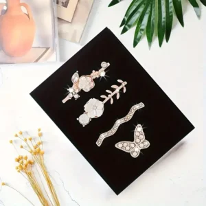 Set Anelli per Cinturino Orologio Farfalla Chiodini Strass Compatibile iWatch