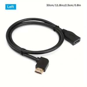 Cavo di estensione HDTV a 90 gradi sinistra maschio-femmina 20 pin Cat 6a