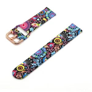 Cinturino Morbido Multicolore 20mm Compatibile Samsung Galaxy Watch Uomo/Donna