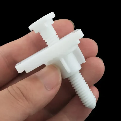 2pz Bulloni Fissaggio Sedile WC Plastica Viti Dadi Rondelle Foro Cieco