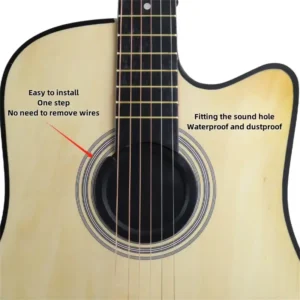 Copertura Foro Acustico Chitarra Riduzione Rumore Buffer 10cm