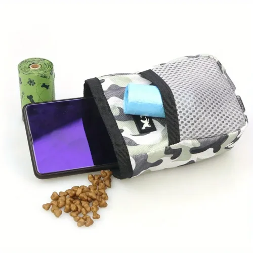 Borsa Addestramento Cani Poliestere Robusto Tasche Rete Piccola/Media