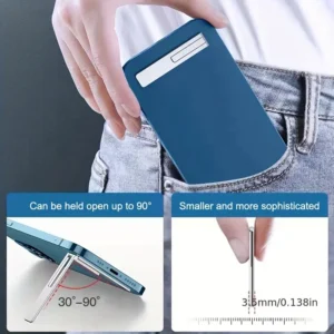 Supporto Cellulare Ultrasottile Alluminio Adesivo Pieghevole