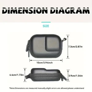 Porta Fotocamera Sportiva Fibbia Lega Scatola EVA Pelle DJI GoPro