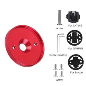 Supporto GPS ROSSO bici strada montagna PVC nero connessione computer bici