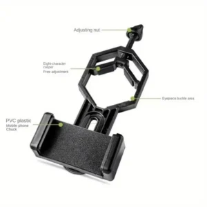 Adattatore Giuhds smartphone telescopi monoculari morsetto ABS resistente video