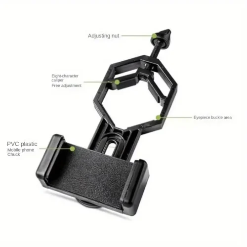 Adattatore Giuhds smartphone telescopi monoculari morsetto ABS resistente video