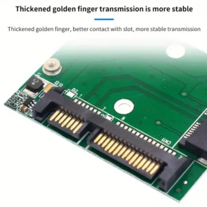 Adattatore TISHRIC PCIe Half Height mSATA SATA slot desktop laptop conversione