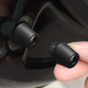 12x Protettori porta neri ammortizzatori gomma adesivi anti-urto silenziosi