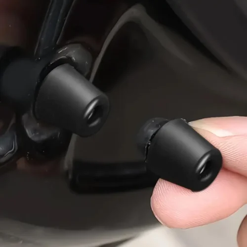 12x Protettori porta neri ammortizzatori gomma adesivi anti-urto silenziosi