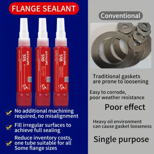 Sigillante LOOLIFL 515 filettature impermeabile resistente olio auto industria