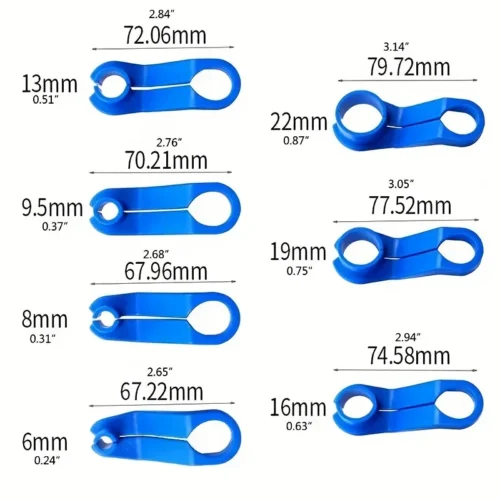 Set 7 strumenti rimozione rapida linea carburante radiatore olio auto