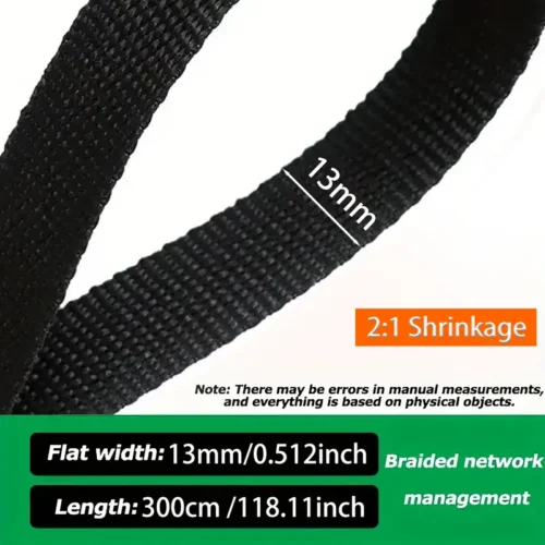 Tubo termorestringente 3mt 13mm manicotto cavi protezione elettronica auto