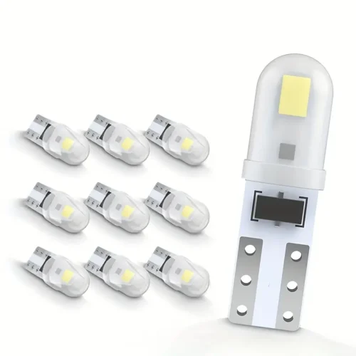 1755-1.webp 10 pezzi luci T5 cruscotto 3014 LED lampada interna auto strumenti misura