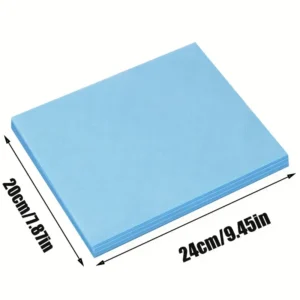 50 pezzi carta filtro aspirapolvere unghie monouso tessuto sottile BIANCO