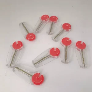 8 ricariche accendini pietra focaia ignizione resistente kit campeggio rosso