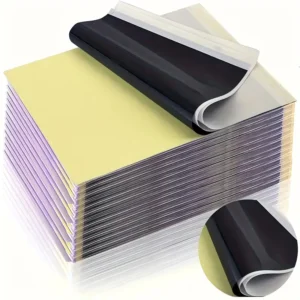 10 fogli Carta trasferimento tatuaggi inodore sensibile calore compatibile