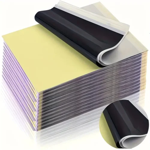 10 fogli Carta trasferimento tatuaggi inodore sensibile calore compatibile