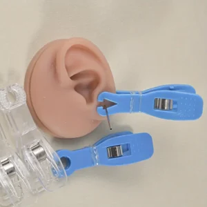 Morsetto piercing acrilico usa getta clip triangolo aperto strumenti ago