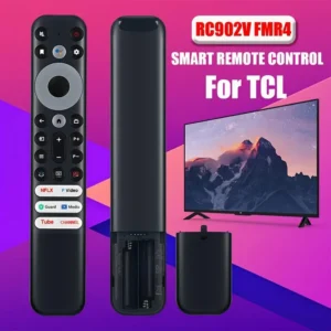 Telecomando RC902V FMR4 per TCL Mini-LED QLED 4K UHD Android TV IR nero