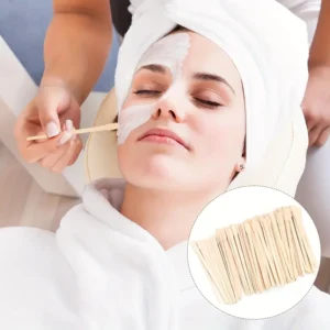 150 bastoncini cera legno spatole cera rimozione peli sopracciglia