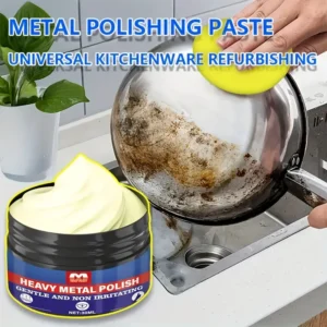 Crema ristrutturante utensili cucina auto bagno pasta lucidante metallo ruggine